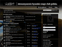 Tablet Screenshot of forum.hyundaicoupe.pl