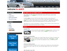Tablet Screenshot of hyundaicoupe.info
